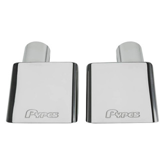 Pypes® - 304 SS Rectangular Polished Exhaust Tips