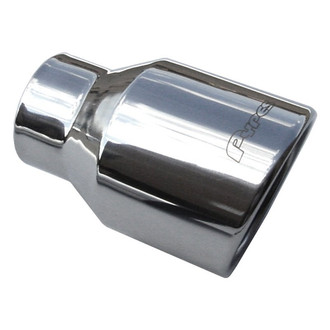 Pypes® - 304 SS Round Rolled Edge Angle Cut Slip-Fit Polished Exhaust Tip