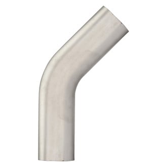 Pypes® - 304 SS Natural Oval Horizontal Exhaust Bend Pipe