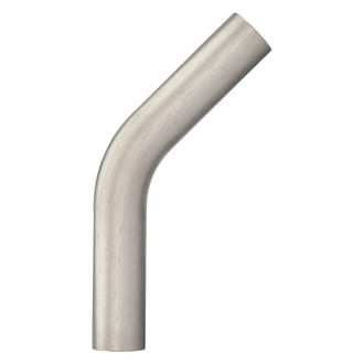Pypes® - 304 SS Natural Oval Vertical Exhaust Bend Pipe
