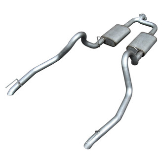 Pypes® - 409 SS Cat-Back Exhaust System with Split Rear Exit