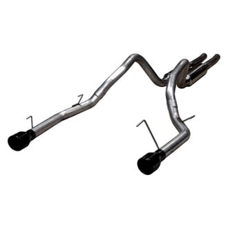 Pypes® - 409 SS Mid-Muffler Cat-Back Exhaust System with Split Rear Exit