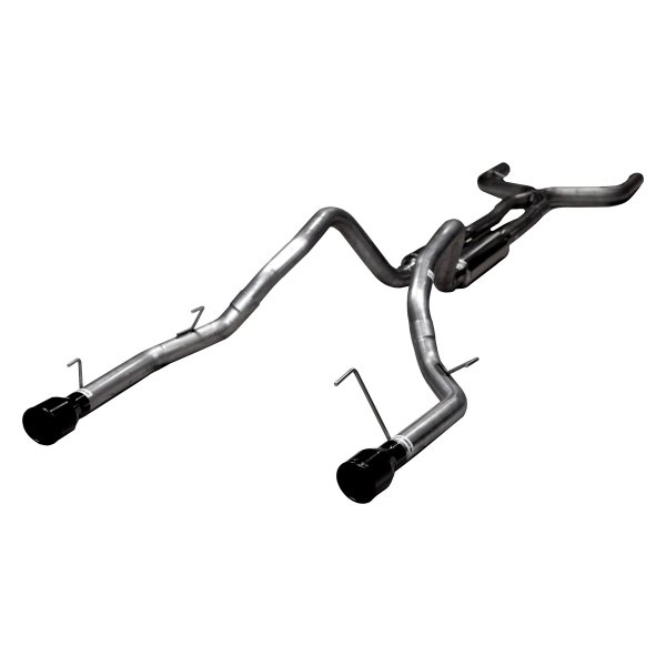 Pypes® - Phantom Series™ 304 SS Mid-Muffler Cat-Back Exhaust System, Ford Mustang