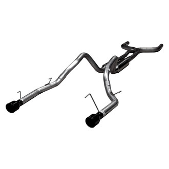 Pypes® - Phantom Series™ 304 SS Mid-Muffler Cat-Back Exhaust System with Split Rear Exit