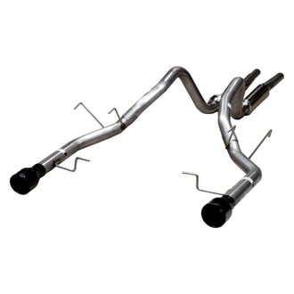 Pypes® - Phantom Series™ 304 SS Mid-Muffler Cat-Back Exhaust System with Split Rear Exit