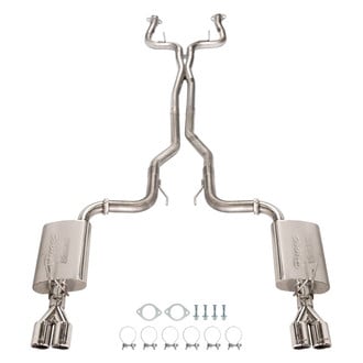 Pypes® - 409 SS X-Pipe Cat-Back Exhaust System with Quad Rear Exit