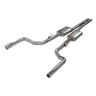 Pypes® - 409 SS H-Pipe Cat-Back Exhaust System with Split Rear Exit