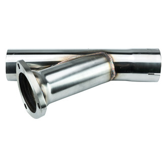 Pypes® - 304 SS Exhaust Cutout Y-Pipe (3" Diameter, 3" Diameter B)