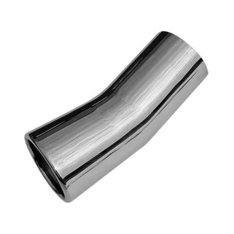 Pypes® - 304 SS Dog Leg Round Clamp-On Exhaust Tip