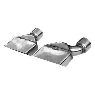 Pypes® - 304 SS Rectangular Clamp-On Dual Exhaust Tips