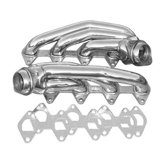 Pypes® - 304 SS Polished Short Tube Exhaust Headers without Pipes