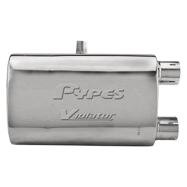 Pypes® - Violator Series 304 SS Silver Exhaust Muffler