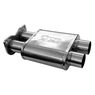 Pypes® - 304 SS X-Box Silver Exhaust Muffler