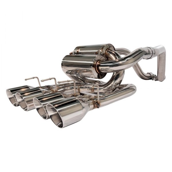 Pypes® - 304 SS Axle-Back Exhaust System, Chevy Corvette