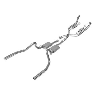 Pypes® - 409 SS Cat-Back Exhaust System with Split Rear Exit