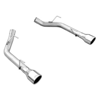 Pypes® - 409 SS Muffler Delete Axle-Back Exhaust System with Split Rear Exit