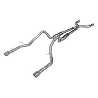 Pypes® - 409 SS Mid-Muffler Cat-Back Exhaust System with Split Rear Exit