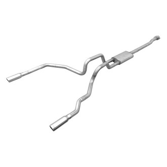 Pypes® - 409 SS Cat-Back Exhaust System with Split Rear Exit