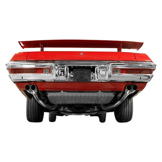 Pypes® - 409 SS X-Pipe Crossmember-Back Exhaust System with Split Rear Exit