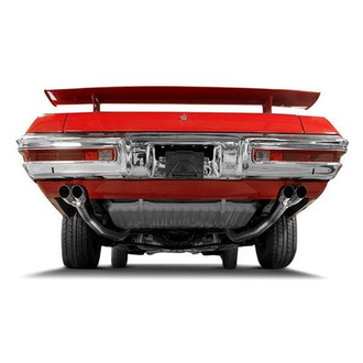 Pypes® - 409 SS X-Pipe Crossmember-Back Exhaust System with Split Rear Exit