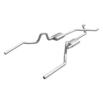 Pypes® - 304 SS X-Pipe Crossmember-Back Exhaust System with Split Rear Exit