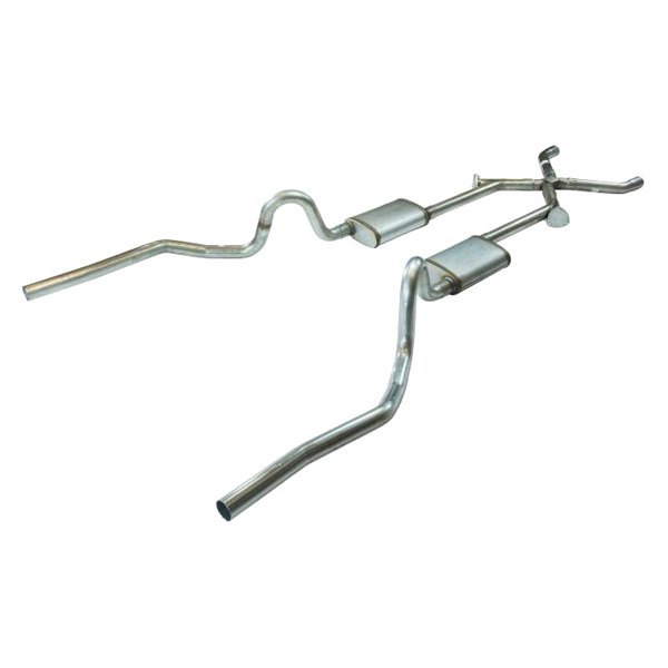 Pypes® - 409 SS X-Pipe Crossmember-Back Exhaust System, Pontiac GTO
