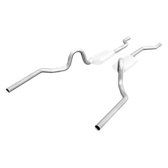 Pypes® - 409 SS Crossmember-Back Exhaust System with Split Rear Exit