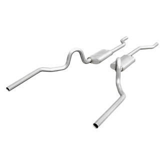 Pypes® - 409 SS Crossmember-Back Exhaust System with Split Rear Exit