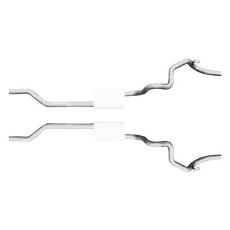 Pypes® - 409 SS Crossmember-Back Exhaust System with Split Rear Exit