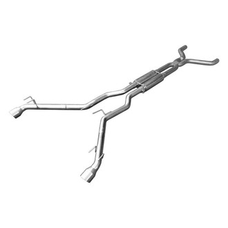 Pypes® - 409 SS Cat-Back Exhaust System with Split Rear Exit