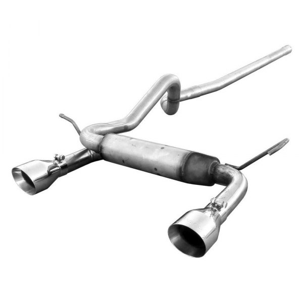 Pypes® - 409 SS Cat-Back Exhaust System, Jeep Wrangler