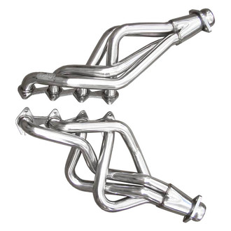 Pypes® - 409 SS Polished Long Tube Exhaust Headers with H-Pipe