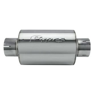 Pypes® - M-80 Series 304 SS Round Silver Exhaust Muffler
