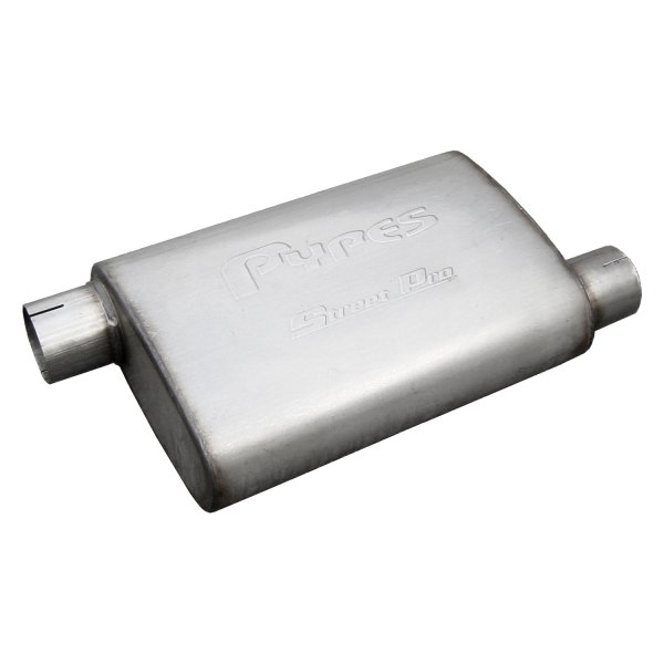 Pypes® - Street-Pro Series 409 SS Gray Exhaust Muffler