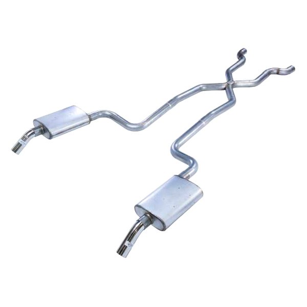 Pypes® - 409 SS X-Pipe Crossmember-Back Exhaust System, Chevy Corvette