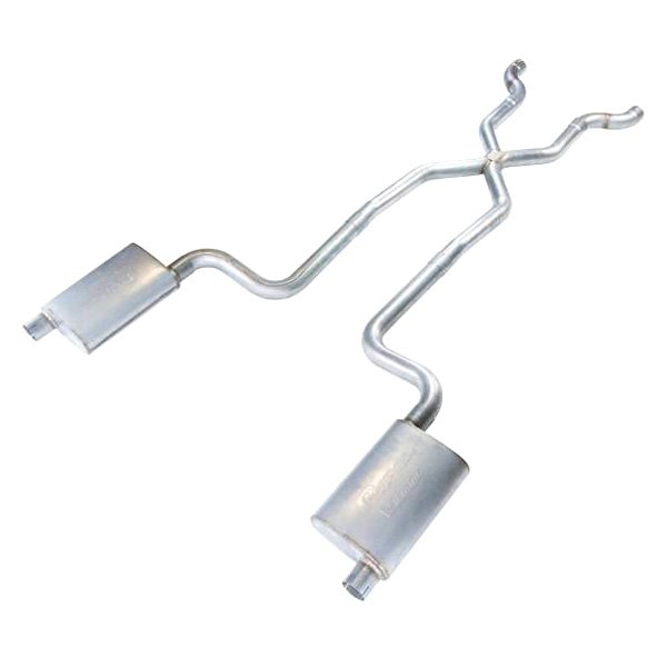 Pypes® - Stainless Steel X-Pipe Crossmember-Back Exhaust System, Chevy Corvette