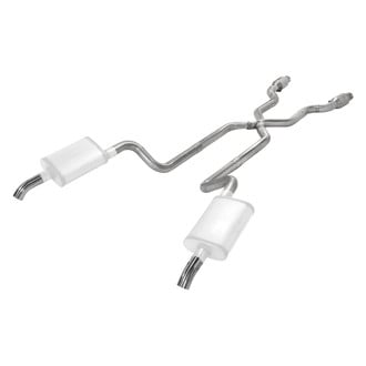 Pypes® - 409 SS Header-Back Exhaust System with Split Rear Exit