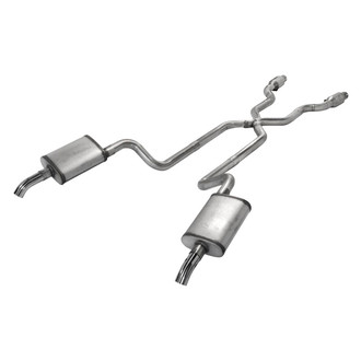 Pypes® - 409 SS Header-Back Exhaust System with Split Rear Exit
