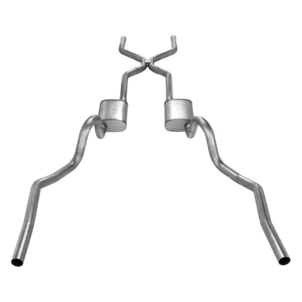 Pypes® - 409 SS H-Bomb Crossmember-Back Exhaust System