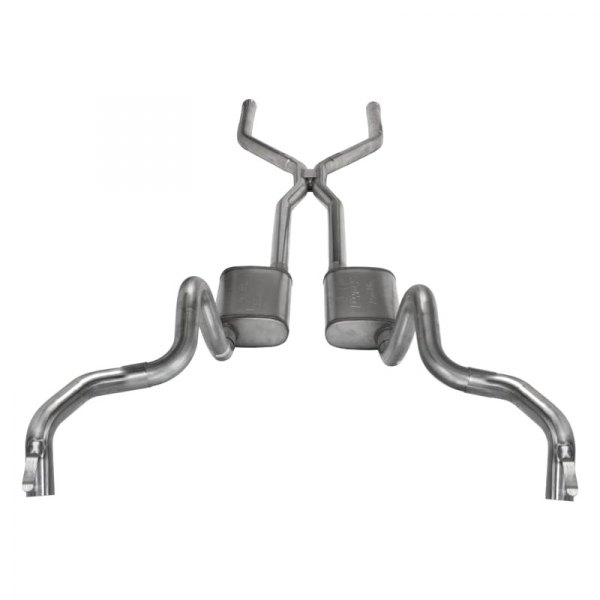 Pypes® - 409 SS H-Bomb Crossmember-Back Exhaust System