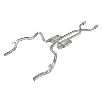 Pypes® - 409 SS Header-Back Exhaust System with Split Rear Exit