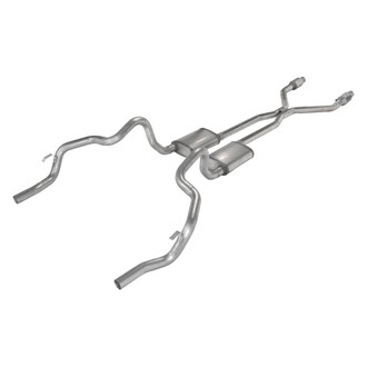 Pypes® - 409 SS Header-Back Exhaust System with Split Rear Exit