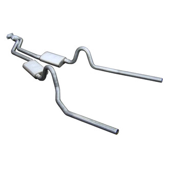 Pypes® - 409 SS Cat-Back Exhaust System with Split Rear Exit