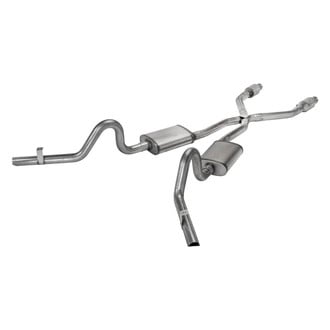 Pypes® - 409 SS Header-Back Exhaust System with Split Rear Exit
