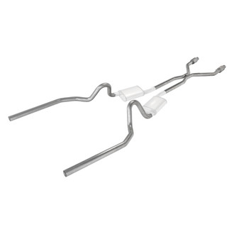 Pypes® - 409 SS Header-Back Exhaust System with Split Rear Exit