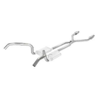 Pypes® - 409 SS Header-Back Exhaust System with Split Rear Exit