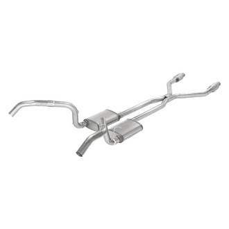 Pypes® - 409 SS Header-Back Exhaust System with Split Rear Exit