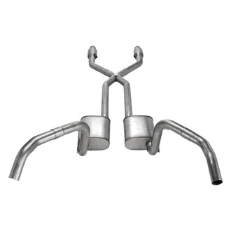 Pypes® - 409 SS Header-Back Exhaust System with Split Rear Exit