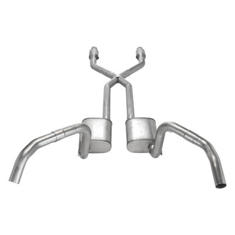 Pypes® - 409 SS Header-Back Exhaust System with Split Rear Exit