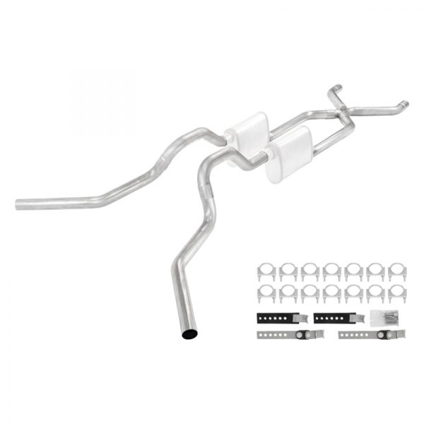Pypes® - 409 SS Crossmember-Back Exhaust System